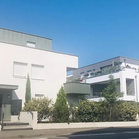 Apartment Robertsau, Jardin En *